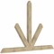 Ekena Millwork Saratoga Rough Sawn Timber Gable Bracket, Douglas Fir, 108"W x 72"H x 4"D x 6"F, 16/12 Pitch GBW108X72X0406SAR00RDF - alternate 5